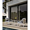 Sunfun Conjunto de muebles Anabel (3 pzs., Ratán sintética/Acero, Beige/Gris) | BAUHAUS