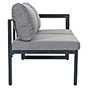 Sunfun Conjunto de muebles Christine (6 pzs., Aluminio/Poliéster, Antracita/Gris) | BAUHAUS