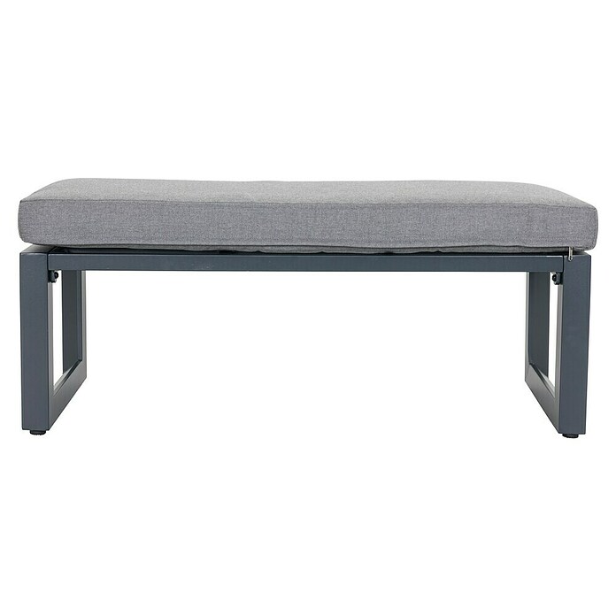 Sunfun Conjunto de muebles Christine (6 pzs., Aluminio/Poliéster, Antracita/Gris) | BAUHAUS
