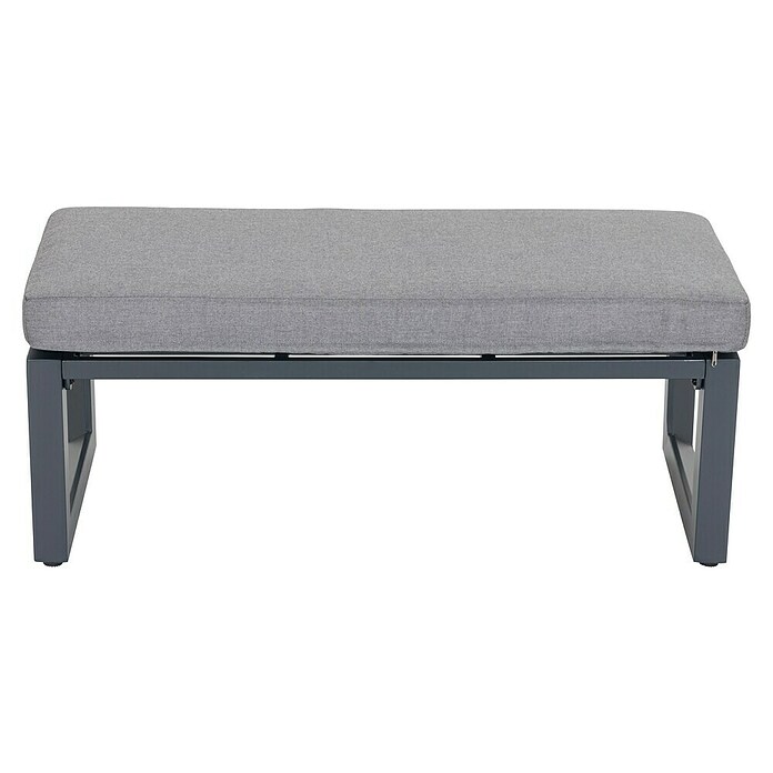 Sunfun Conjunto de muebles Christine (6 pzs., Aluminio/Poliéster, Antracita/Gris) | BAUHAUS