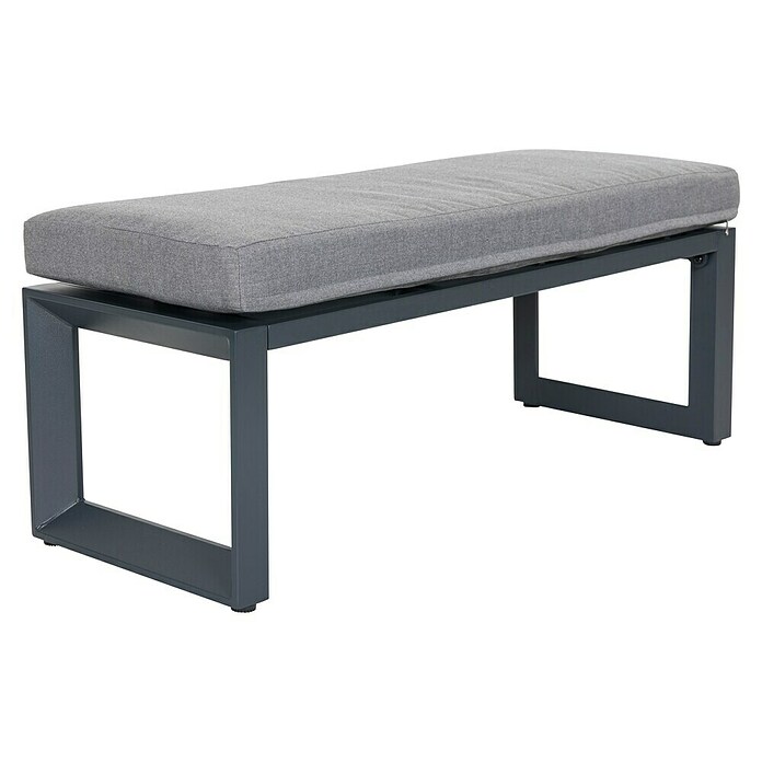 Sunfun Conjunto de muebles Christine (6 pzs., Aluminio/Poliéster, Antracita/Gris) | BAUHAUS