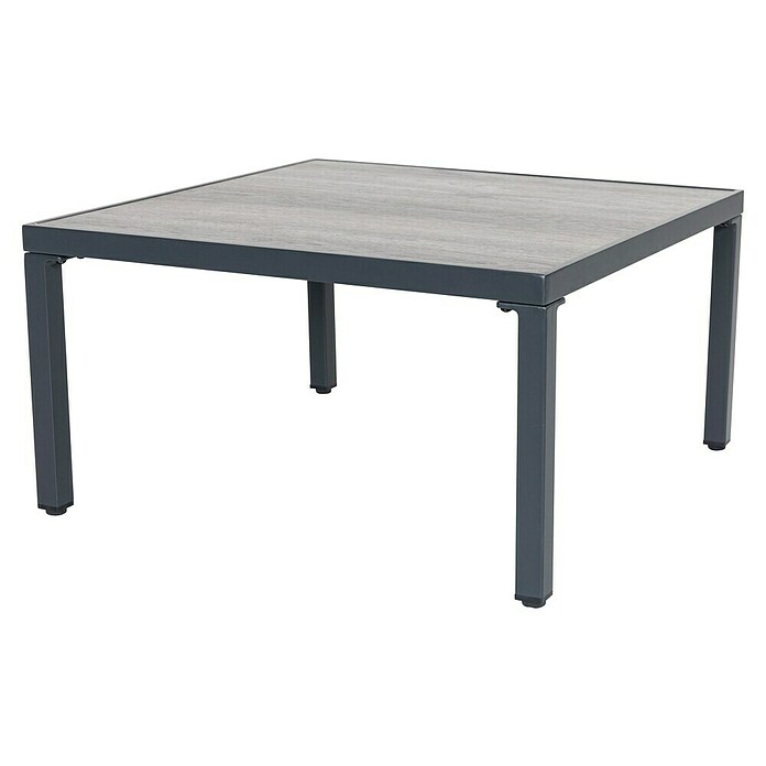 Sunfun Conjunto de muebles Christine (6 pzs., Aluminio/Poliéster, Antracita/Gris) | BAUHAUS