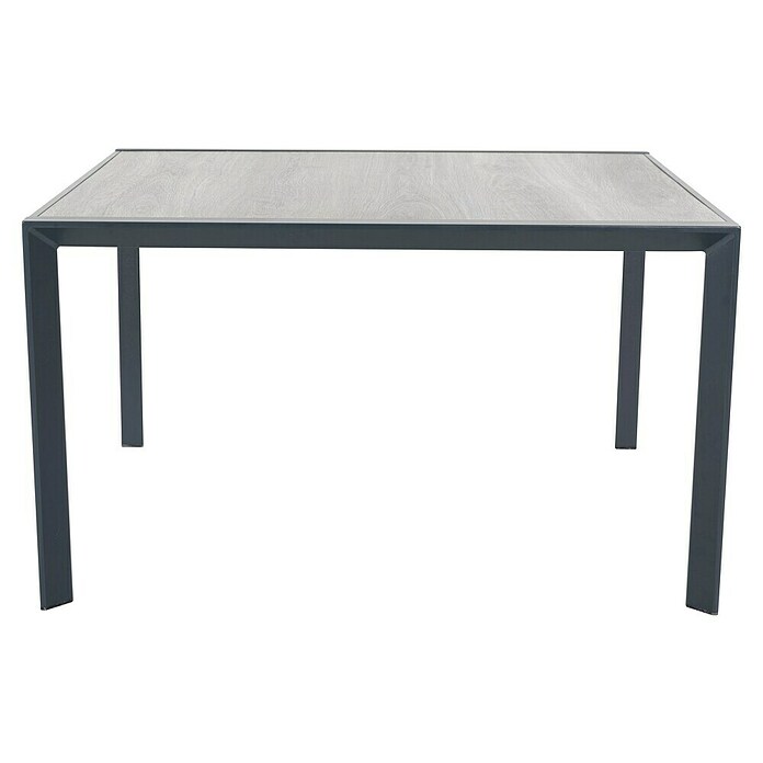 Sunfun Conjunto de muebles Christine (6 pzs., Aluminio/Poliéster, Antracita/Gris) | BAUHAUS