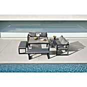 Sunfun Conjunto de muebles Christine (6 pzs., Aluminio/Poliéster, Antracita/Gris) | BAUHAUS