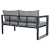 Sunfun Conjunto de muebles Christine (6 pzs., Aluminio/Poliéster, Antracita/Gris) | BAUHAUS