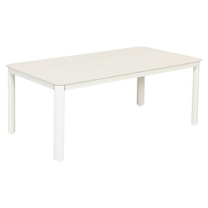 Sunfun Conjunto de muebles Bruna (4 pzs., Ratán sintético/Aluminio/Poliéster, Beige/Gris) | BAUHAUS