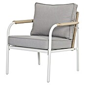 Sunfun Conjunto de muebles Anabel (3 pzs., Ratán sintética/Acero, Beige/Gris) | BAUHAUS