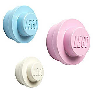 Lego Garderobenhaken (Rosa, 3 -tlg.)