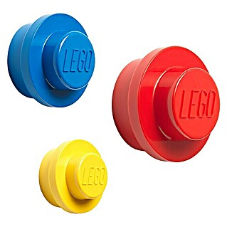 Lego Garderobenhaken (Rot, 3 -tlg.)