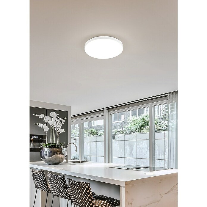 Trio Leuchten LED stropna svetilka Spica  (18 W, 2.000 lm, Bela, Barva svetlobe: Nevtralno bela) | 3098 - Badlicht | CAKA - Zweckleuchten | CAK - Technisches Licht | CA - Beleuchtung | C - Elektro | BAUHAUS