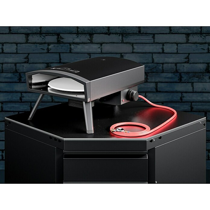 Kingstone Pizzaofen Pizzanello XL (Durchmesser Grillfläche: 44 cm, 5,6 kW, Schwarz, Stahl) | BAUHAUS