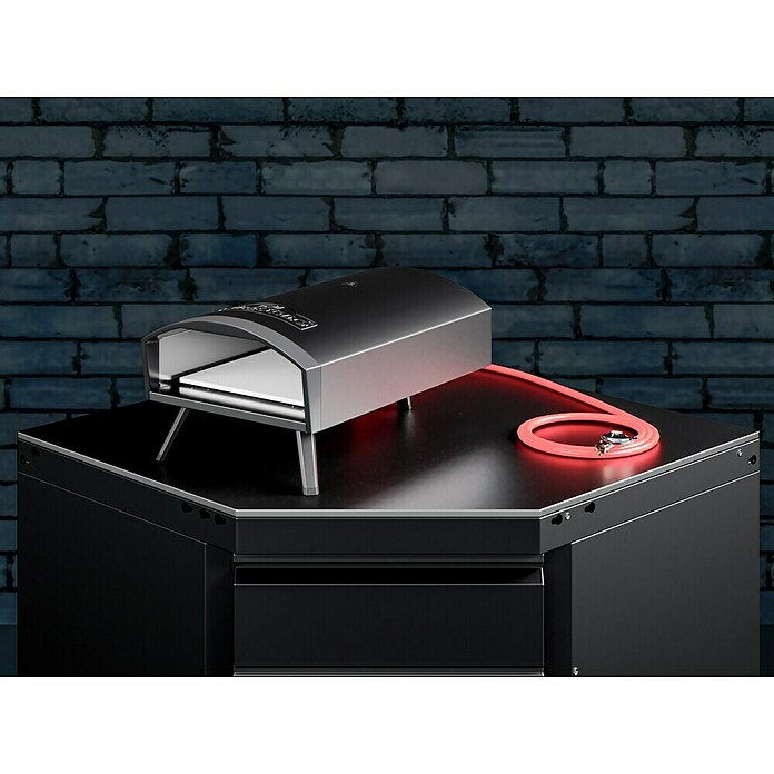 Kingstone Pizzaofen Pizzanello M (Grillfläche (B x T): 30 x 30 cm, 3,8 kW, Schwarz, Stahl) | BAUHAUS