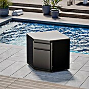Kingstone Cube Outdoorküche I (8 -tlg., Stahl, Sintered Stone, Schwarz, Material Grillfläche: Gusseisen, Anzahl Brenner: 11 Stk.) | BAUHAUS