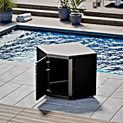 Kingstone Cube Outdoorküchen-Modul Ecke (Schwarz, B x T x H: 58 x 58 x 90 cm, Stahl, Sintered Stone) | BAUHAUS