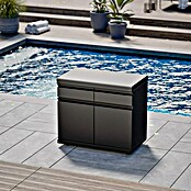 Kingstone Cube Outdoorküche I (8 -tlg., Stahl, Sintered Stone, Schwarz, Material Grillfläche: Gusseisen, Anzahl Brenner: 11 Stk.) | BAUHAUS