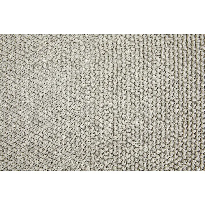 Badteppich Atlanta - 60 x 100 cm, 100% Baumwolle - Nahaufnahme eines beigen Badteppichs. Die Schlingenstruktur des Teppichs ist deutlich sichtbar.