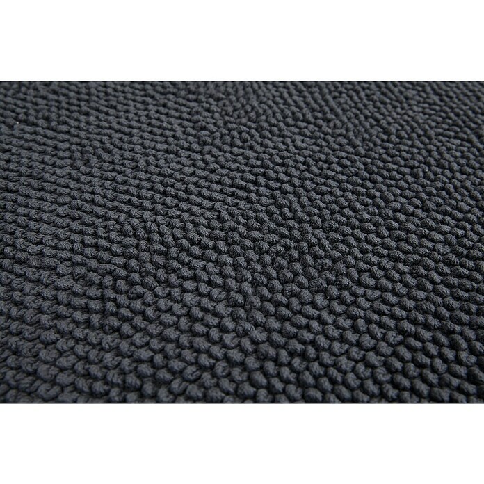 Badteppich Atlanta (60 x 100 cm, Anthrazit, 100% Baumwolle) | BAUHAUS