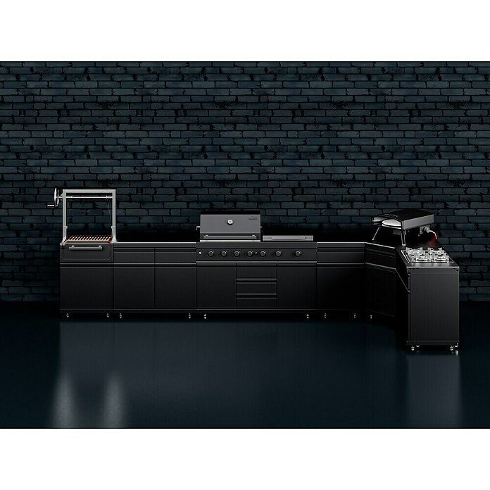 Kingstone Pizzaofen Pizzanello XL (Durchmesser Grillfläche: 44 cm, 5,6 kW, Schwarz, Stahl) | BAUHAUS