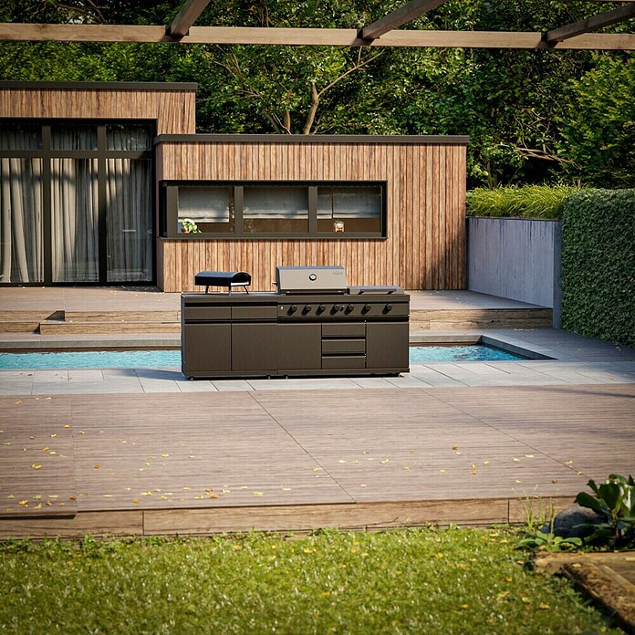 Kingstone Pizzaofen Pizzanello M (Grillfläche (B x T): 30 x 30 cm, 3,8 kW, Schwarz, Stahl) | BAUHAUS