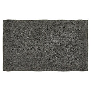 Badteppich Ibiza (50 x 80 cm, Anthrazit, 100% Baumwolle)