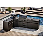 Kingstone Pizzaofen Pizzanello M (Grillfläche (B x T): 30 x 30 cm, 3,8 kW, Schwarz, Stahl) | BAUHAUS
