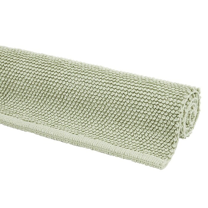 Badteppich Atlanta (60 x 100 cm, Salbei, 100% Baumwolle) | BAUHAUS