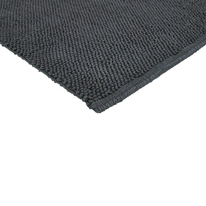 Badteppich Atlanta (60 x 100 cm, Anthrazit, 100% Baumwolle) | BAUHAUS