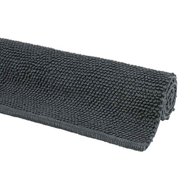 Badteppich Atlanta (60 x 100 cm, Anthrazit, 100% Baumwolle) | BAUHAUS
