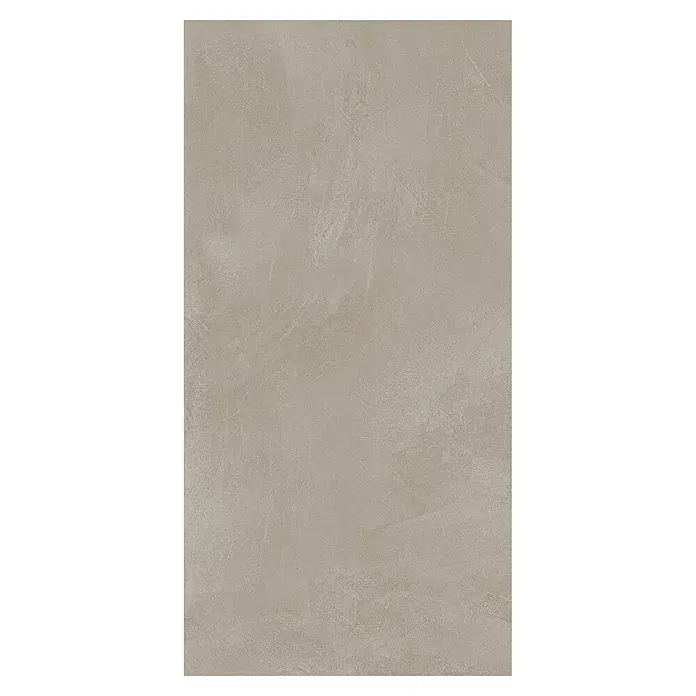 Atlas Concorde Solution Feinsteinzeugfliese Lexington - 60 x 120 cm, Dusty, Matt - Nahaufnahme einer beigen Betonplatte mit subtilen Texturen, ideal für moderne Innenräume.