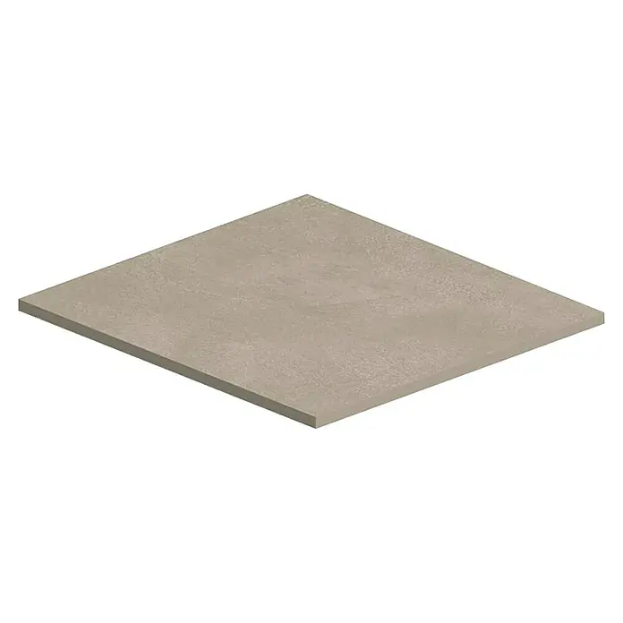 Atlas Concorde Solution Feinsteinzeugfliese Lexington - 60 x 60 cm, Dusty, Matt - Bild einer quadratischen Fliese in neutralem Farbton, ideal für moderne Boden- oder Wandgestaltungen. Die Oberfläche ist leicht strukturiert.