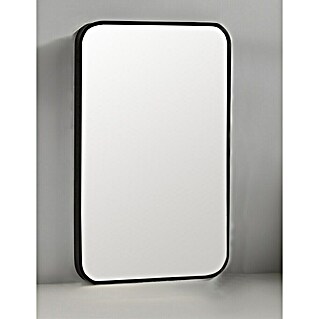 Espejo de pared Ovalado Zen (100 x 165 cm, Negro)