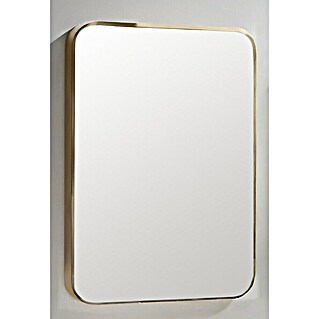 Espejo de pared Ovalado Zen (100 x 165 cm, Oro)