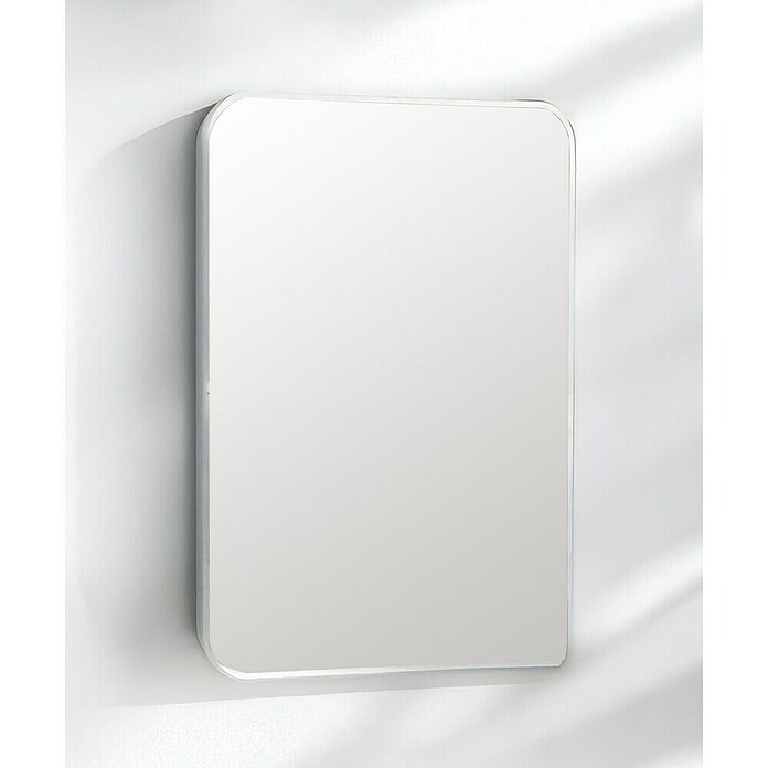 Espejo de pared Ovalado Zen (45 x 70 cm, Blanco) | BAUHAUS
