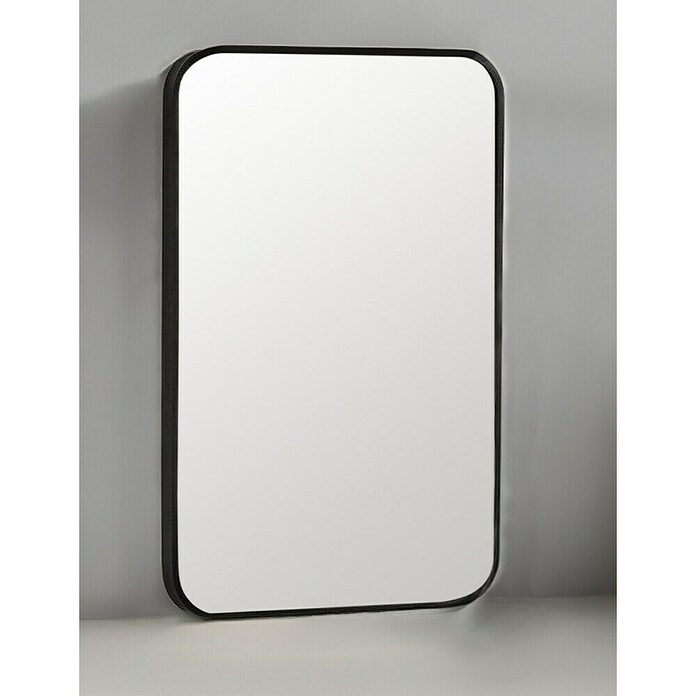 Espejo de pared Ovalado Zen (45 x 70 cm, Negro) | BAUHAUS