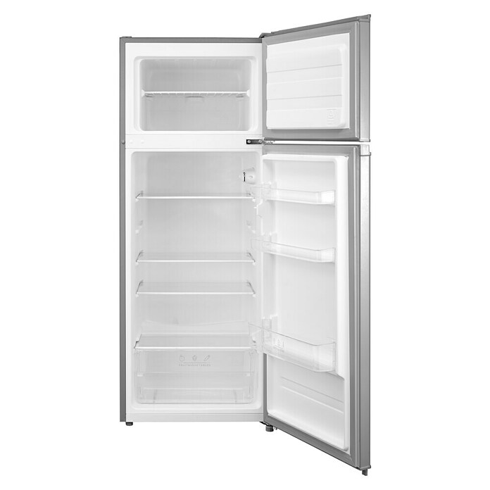 Benavent Nevera combi F2PBMS14455 (Contenido útil total: 204 l, 55 x 55 x 143 cm, Acero inoxidable) | BAUHAUS