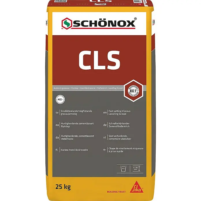 Germany product data sample: Schönox Trockenbeton CLS 25 kg.