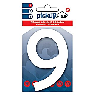 Pickup 3D Home Número (Altura: 10 cm, Plástico, Motivo: 9)