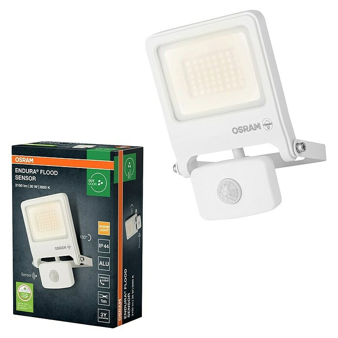 Osram Proyector de LED (Blanco, Sensor, 30 W, IP44)