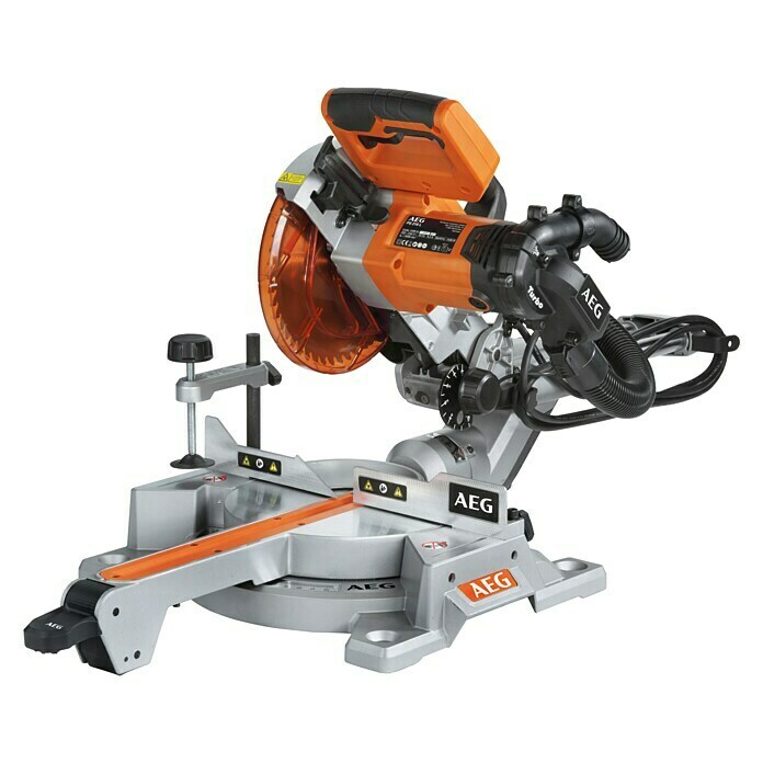 AEG Powertools Kapp- & Gehrungssäge PS 216 L1.500 W, Durchmesser Sägeblatt: 216 mm, 0 U/min - 5.000 U/min Left Side View