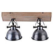 LeuchtenDirekt Samia Regleta (2 x 40 W, Color: Hierro, L x An x Al: 44 x 22 x 22 cm)