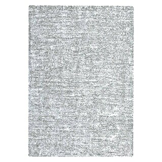 Kayoom Kurzflorteppich Etna (Grau/Silber, 230 x 160 cm, 100 % Mikropolyester)