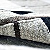 Kayoom Flachgewebeteppich Intenso 325 (Grau, 170 x 120 cm)