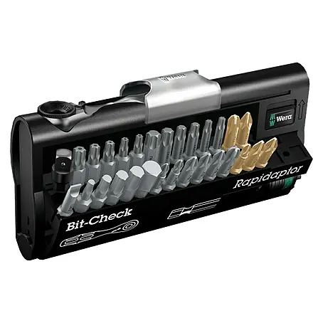 Wera Premium Plus Bit- & Ratschen-Set Bit Check BR 30