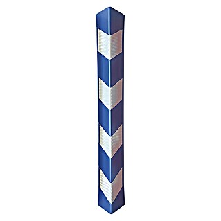 Banda de gomaespuma para esquinas (L x An: 80 x 10 cm, Azul/Blanco)