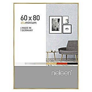 Nielsen Alurahmen Pixel (60 x 80 cm, Gold)