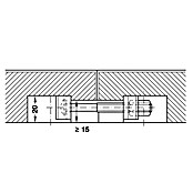 Häfele Arbeitsplattenverbinder (Länge: 150 mm)