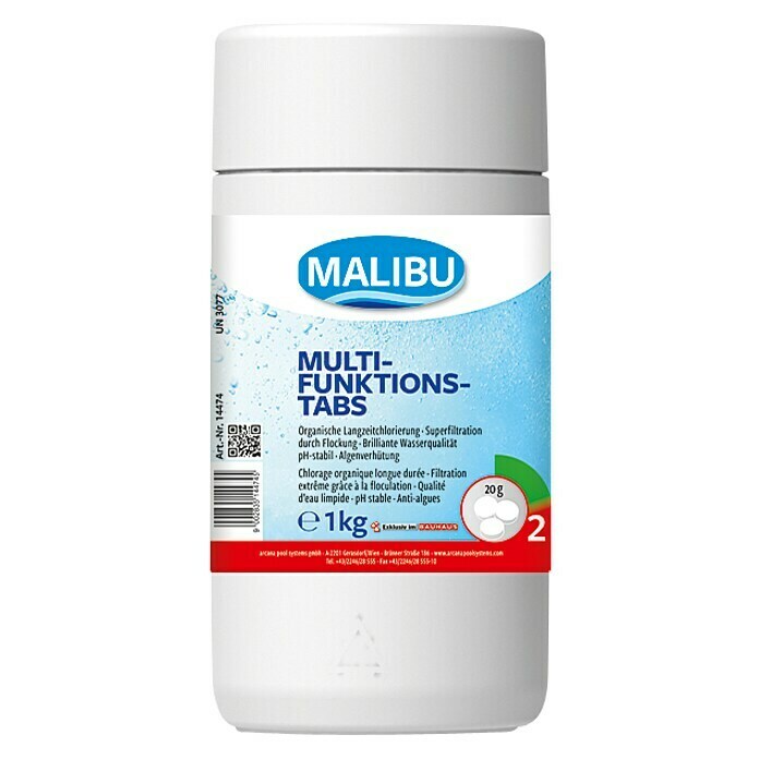 Malibu Multifunktionstabs 20 g1 kg Unknown