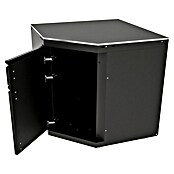 Kingstone Cube Outdoorküchen-Modul Ecke (Schwarz, B x T x H: 58 x 58 x 90 cm, Stahl, Sintered Stone) | BAUHAUS