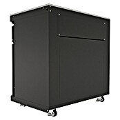 Kingstone Cube Outdoorküchen-Modul Ecke (Schwarz, B x T x H: 58 x 58 x 90 cm, Stahl, Sintered Stone) | BAUHAUS