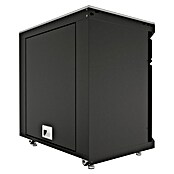 Kingstone Cube Outdoorküchen-Modul Ecke (Schwarz, B x T x H: 58 x 58 x 90 cm, Stahl, Sintered Stone) | BAUHAUS